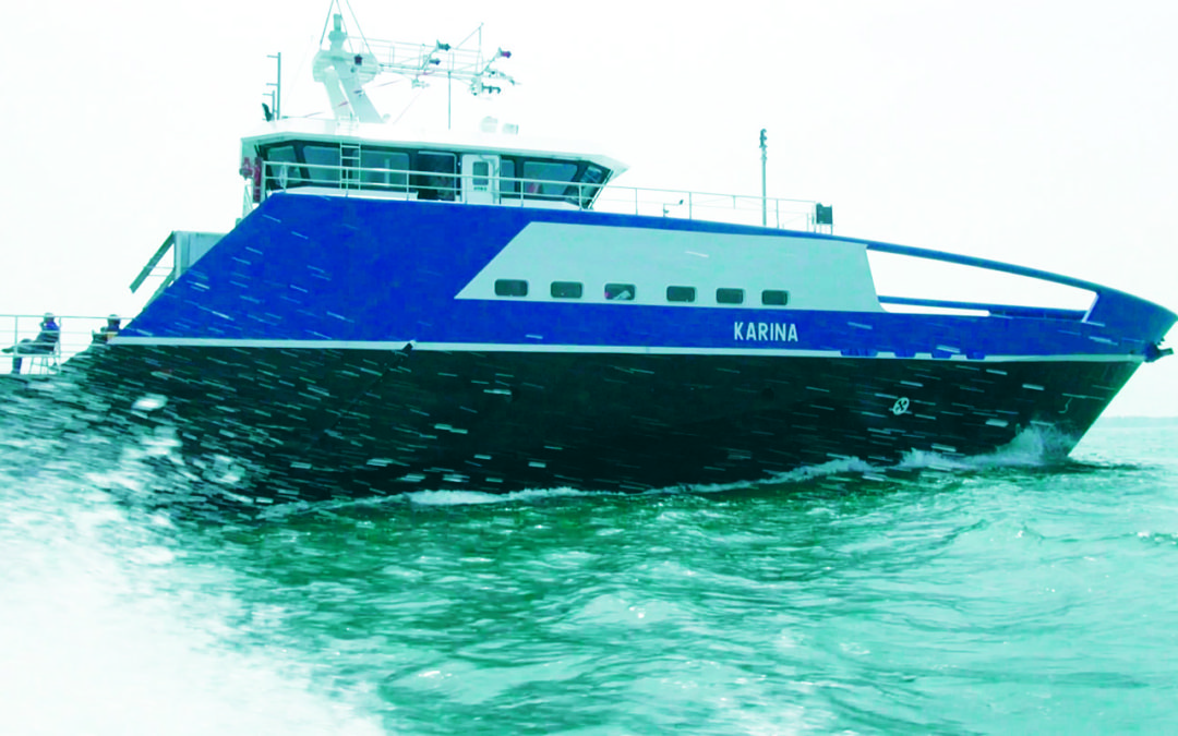 MV Karina awarded Distinctive Vessel of the Year by Marine Log Magazine