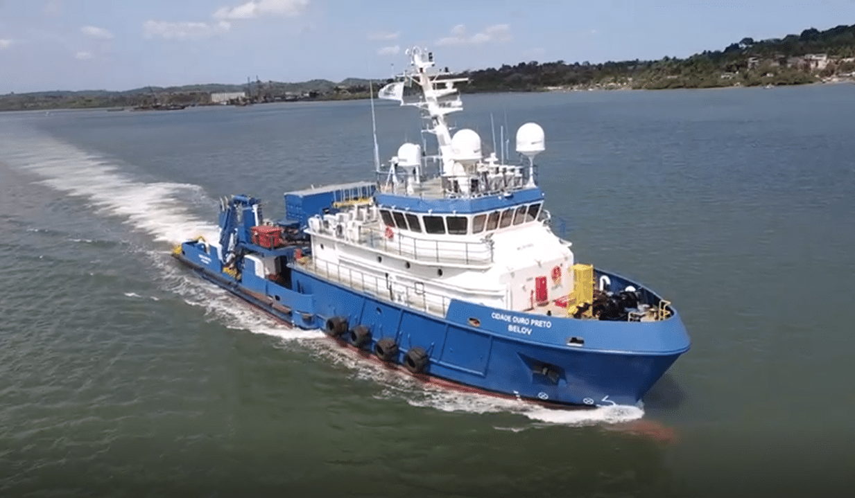 42m Dive Support Vessel - Cidade Ouro Preto - Hull Vane